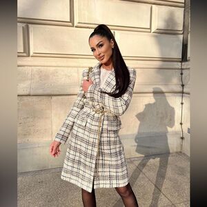 ZARA STRUCTURED BELTED COAT